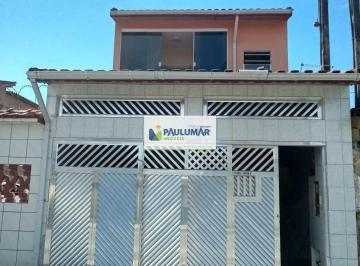 Casa · 160m² · 4 Quartos · 2 Vagas · Sobrado com 4 dorms, Agenor de Campos, Mongaguá - R$ 450 mil, Cod: 832615
