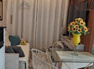 Foto 01 · Apartamento reformado a venda de 33 m² no Cambuci, com 2 dormitórios, 1 banheiro, lavanderia, área d