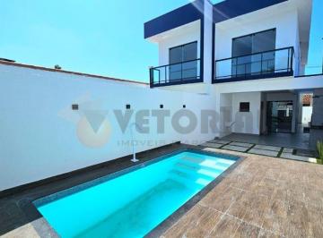 capa · Sobrado com 3 dormitórios à venda, 100 m² por R$ 650.000,00 - Porto Novo - Caraguatatuba/SP