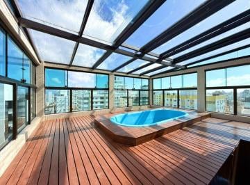 Apartamento · 177m² · 3 Quartos · 2 Vagas · Cobertura 3 suítes com piscina privativa e vista para o mar no bairro navegantes em Capão da Canoa/R