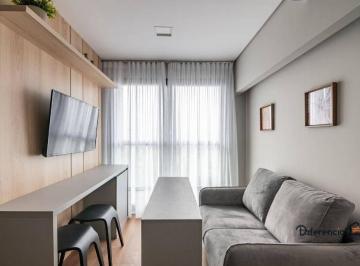 530f84ce1438ea27abd23c047464faa01eed6efd · Apartamento com 2 dormitórios para alugar, 30 m² por R$ 3.646,67/mês - Água Verde - Curitiba/PR