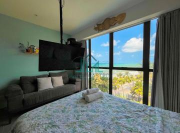 Apartamento · 26m² · 1 Quarto · 1 Vaga · Apartamento Studio Beira-mar da Praia de Cruz das Almas, Mobiliado - Maceió Alagoas