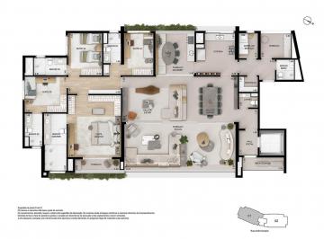 Apartamento de 4 quartos, São Paulo · Ed. Ampère Brooklin  Apto na Planta/ Tegra e Exto /Add Thiago Direto Construtora