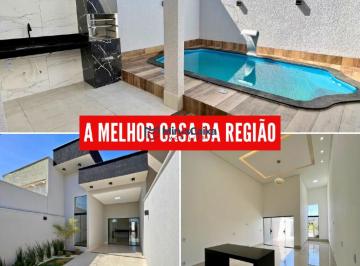 Casa · 115m² · 3 Quartos · 2 Vagas · CASA ALTO PADRÃO NO RESIDENCIAL SANTA FÉ EM GOIÂNIA - GO!