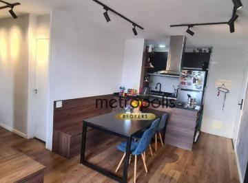 Sala de jantar · Apartamento à venda, 65 m² por R$ 534.000,00 - Utinga - Santo André/SP