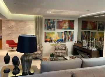 Sala de estar · Apartamento com 3 dormitórios à venda, 177 m² por R$ 2.700.000,00 - Campestre - Santo André/SP
