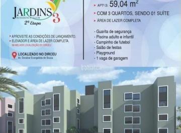 Apartamento · 59m² · 3 Quartos · 1 Vaga · Apartamento à venda, Condomínio Jardins Residence Club 3 no bairro Novo Horizonte, Teresina/PI