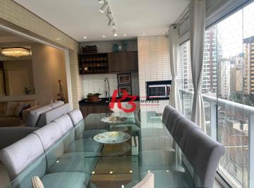 95a98951c95c1cb049a0b9161c6f8345daae8ba1 · Apartamento para alugar, 181 m² por R$ 17.790,00/mês - Gonzaga - Santos/SP