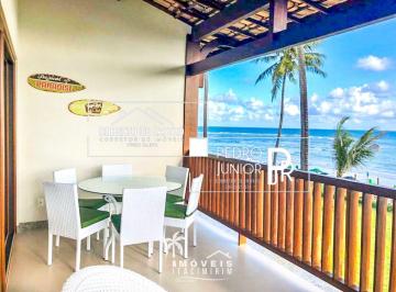 Apartamento · 3 Quartos · 2 Vagas · Apartamento 3/4 Frente Mar Superior na Praia do Surf - Itacimirim
