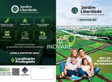095025e9a688eb6b03b251a286d5e8dd4ac9fc39 · Terreno à venda, 300 m² - Jardim Liberdade - Araporã/MG
