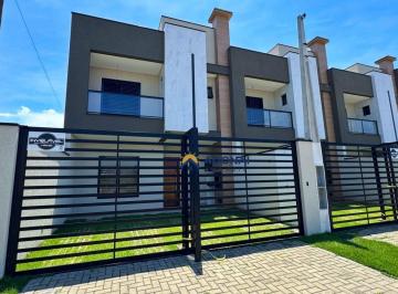 90b15f9c14cb50a48dcab5cf973e6489b7238d03 · Sobrado Novo com 3 dormitórios à venda, 102 m² por R$ 580.000 - Cohapar - Guaratuba/PR