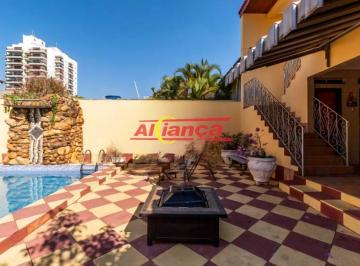 Casa · 440m² · 5 Quartos · 4 Vagas · Espetacular Mansão à Venda Vila Rosália Guarulhos