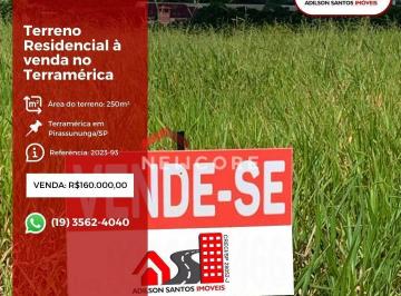 Terreno · 250m² · Lote em Rua José Luiz Fernandes - Terramérica RS - Pirassununga/SP