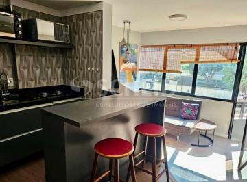 Apartamento · 48m² · 1 Quarto · 1 Vaga · Apartamento mobiliado reformado à venda no Brooklin com 1 quarto 1 vaga de garagem