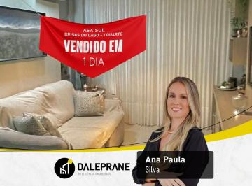 Apartamento de 1 quarto, Brasília · BRISAS DO LAGO - MOBILIADO - 1 QUARTO - LAZER COMPLETO - porteira fechada