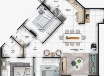 4bd3bb7fc3d33fe851c8d0867a554340e91ea2f3 · Apartamento à venda, 107 m² por R$ 903.000,00 - Vila Guilhermina - Praia Grande/SP