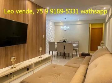 Apartamento de 3 quartos, Feira de Santana ·  Leo vende, ap Santa Mônica, 3|4 suíte, veja fotos