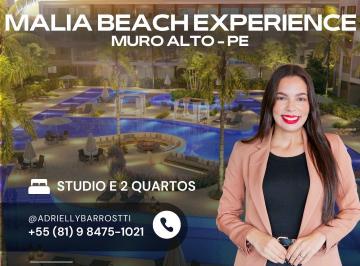 Apartamento de 2 quartos, Ipojuca · Flat em porto de galinhas venda | Malia Beach Experience - Na Praia de Muro Alto 