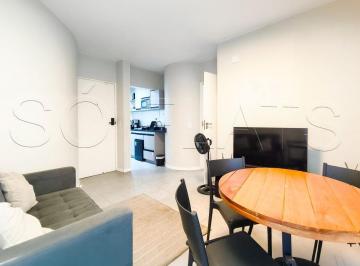 Apartamento · 37m² · 1 Quarto · 1 Vaga · Flat mobiliado à venda na Liberdade 37m² ao lado do metrô excelente para morar ou investir