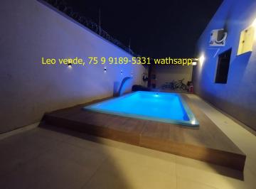 Casa de 3 quartos, Feira de Santana · Leo vende, bairro Sim, 3\4 suíte, piscina, goumert, energia solar.