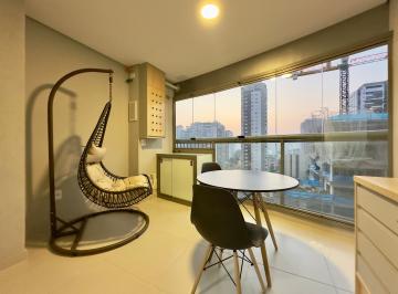 Apartamento de 1 quarto, São Paulo · Air Brooklin Apartamento studio para alugar mobiliado, vaga de moto, próx. metrô