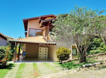 Casa · 292m² · 3 Quartos · 2 Vagas · Sobrado à venda em Campinas, Loteamento Caminhos de São Conrado (Sousas), com 3 suítes, com 292 m²
