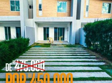 Casa · 93m² · 3 Quartos · 2 Vagas · Casa Duplex em condomínio com três quartos no Eusébio-Ce