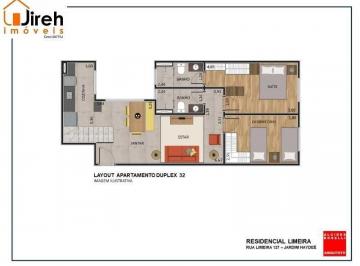 Foto 01 · Apartamento Duplex, 2 Dormitórios sendo 1 suíte, Jardim Haydee, 60m² 1 VAGA
