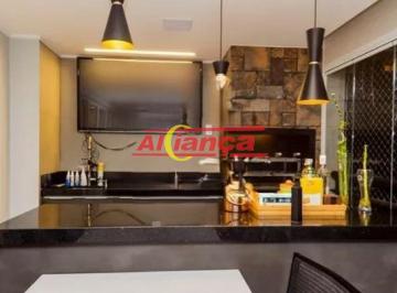 Apartamento · 154m² · 3 Quartos · 3 Vagas · CIDADE MAIA / 3 SUITES /3 VAGAS / LINDO / 154 M2 / TER.GOURMET ANDAR ALTO ! VISTA LIVRES/ 1.690 MIL