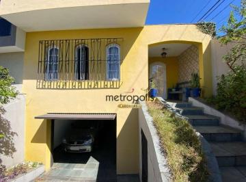 Fachada · Ótimo Sobrado com 3 dormitórios à venda, 202 m² por R$ 798.000 - Utinga - Santo André/SP