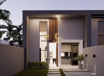Casa · 94m² · 3 Quartos · 2 Vagas · Casa Linear (plana) com três suítes - Eusébio