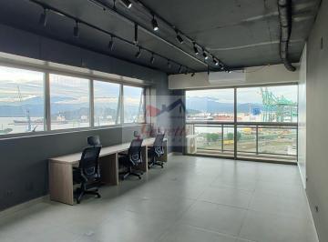 Comercial · 50m² · 1 Vaga · Sala comercial com 50,79m² à pronta para trabalhar, Valongo, Santos/SP