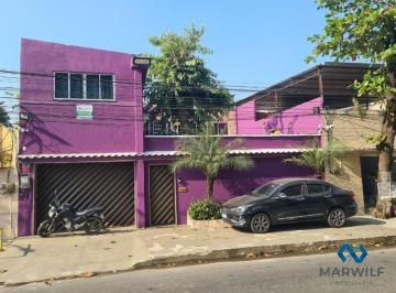Fachada acesso principal · Casa à venda em Mesquita-RJ, bairro Santo Elias: 3 quartos, 1 suíte, 3 salas, 2 banheiros, 3 vagas, 