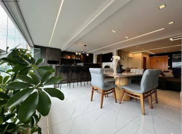 Varada Gourmet estedida com as salas · Maravilhoso Ap.Edifício Terrazzo Guarulhos, 165M, 3 suítes, 3 Vagas