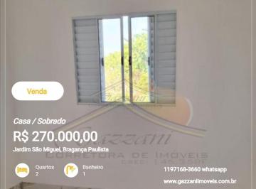 202408081447079737.png · Casa / Sobrado para Venda em Bragança Paulista, Jardim São Miguel, 2 dormitórios, 1 banheiro, 2 vaga