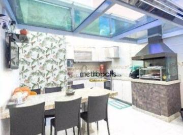 Área gourmet · Sobrado com 3 dormitórios à venda, 155 m² por R$ 960.000,00 - Vila Camilópolis - Santo André/SP