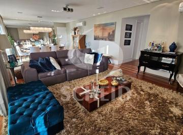 Apartamento · 266m² · 4 Quartos · 4 Vagas · Apartamento mobiliado venda cond Cena Golf 4 quartos/Suíte 3 vagas - Jardim Marajoara vista golf