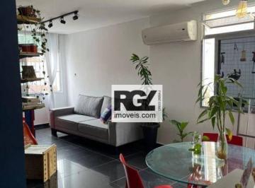 c28c5be34aeddd8b3cff415d139e05c883457a68 · Apartamento com 2 dormitórios à venda, 69 m² por R$ 430.000,00 - Embaré - Santos/SP