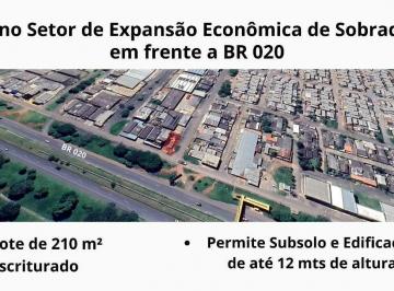 Terreno · 210m² · VENDO LOTE NO SETOR DE EXPANSÃO ECONÔMICA DE SOBRADINHO