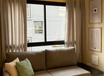 Sala · Apartamento para alugar, 36 m² por R$ 7.040,00/mês - Moema - São Paulo/SP