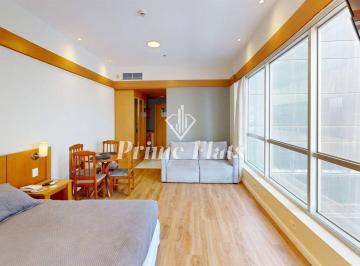 Apartamento · 32m² · 1 Quarto · 1 Vaga · Flat disponível para locação no Wyndham Garden Convention Nortel, com 32m², 1 dormitório e 1 vaga