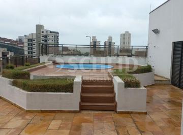 Apartamento · 310m² · 4 Quartos · 4 Vagas · Cobertura no Guarujá com 310m², 4 vagas, 4 dormitórios (2 suítes), piscina e churrasqueira!