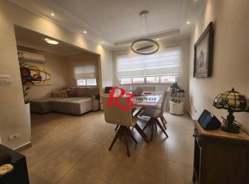 8aaaca5c6450fe588810a57364e3c9339acefa0b · Apartamento com 1 dormitório para alugar, 101 m² por R$ 6.200,00/mês - Campo Grande - Santos/SP