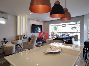 ddf24514c11527b54c3c57120506c2d93a5a6b5f · Apartamento com 3 dormitórios à venda, 170 m² por R$ 2.350.000,00 - Gonzaga - Santos/SP