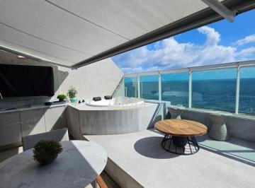 Foto 01 · Cobertura alto padrão com duas suítes piscina vista mar a venda no Costa Espanã na Barra