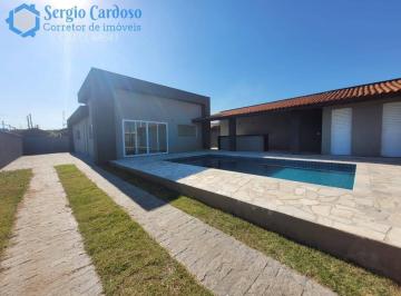 Casa · 127m² · 3 Quartos · 5 Vagas · LINDA CASA 3 QUARTOS COM PISCINA EM AMPLO TERRENO 472M² ITANHAEM/SP