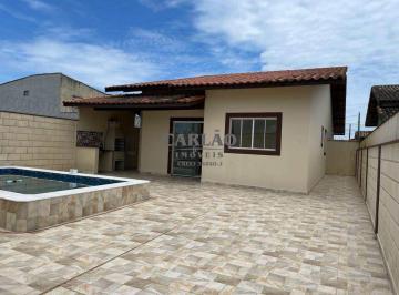Casa · 68m² · 2 Quartos · 4 Vagas · Casa com 2 dorms, Balneário Tupy, Itanhaém - R$ 370 mil, Cod: 355571