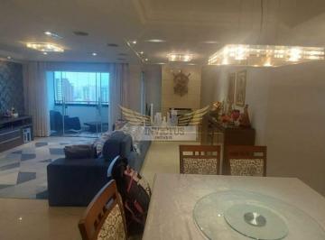 Apartamento · 198m² · 3 Quartos · 2 Vagas · Apartamento com 3 Suítes Mobiliado no Edifício Viareggio para Comprar, 198m² - Vila Bastos, Santo An