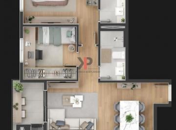 Apartamento de 2 quartos, Curitiba · Apto 2 dorm,, suíte, sacada com churrasqueira. Excelente estrutura de lazer
