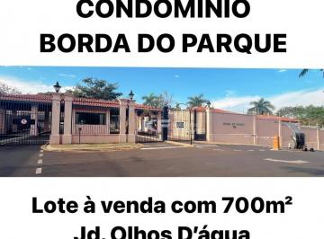 Terreno · 702m² · Residencial Borda do Parque - Terreno em Condomínio á venda - Jardim Olhos D'Agua - Borda do Parque 